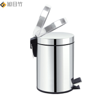 不锈钢圆形脚踏垃圾桶  20L 个