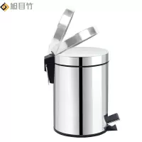 不锈钢圆形脚踏垃圾桶  20L 个
