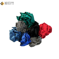 旭目竹 不规则擦机布 杂色 千克