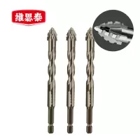 维思泰 手电钻瓷砖金属大理石陶瓷木材混凝土水泥偏心三角四刃钻头 12mm 支