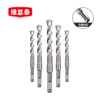 维思泰 方柄四坑混凝土冲击石材水泥电锤钻头 16×150mm 支