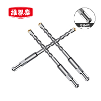 维思泰 方柄四坑混凝土冲击石材水泥电锤钻头 14×200mm 支