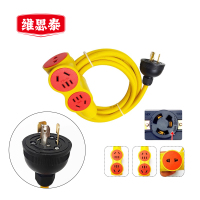 维思泰 发电机专用插头美式欧式日式插座转换器 美式10m 条