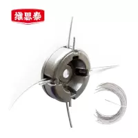 维思泰 汽油割草机电动割灌机打草机铝合金尼龙钢丝绳打草头 GSD-2(含20根钢丝打草绳)个