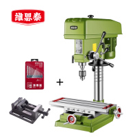 维思泰 台钻调速台式钻铣床钻攻一体机 380V/1500W/ZX7032钻铣床+平口钳 台
