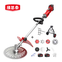 维思泰 锂电割灌机割草机辅助轮电动支撑轮充电式打草机 1000W/21V/7.5Ah*2 台