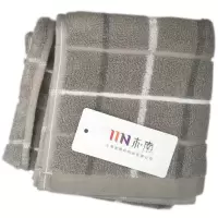 纯棉擦车毛巾(加厚)灰格 35*70 条