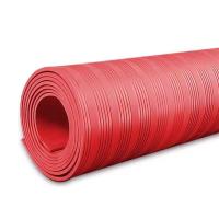 鑫迈凯斯 高压绝缘橡胶板 红色防滑地垫 8.0mm厚 50Kg[1*3米]卷