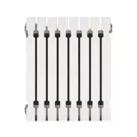 鑫迈凯斯 暖气片 新型铸铁暖气片 烤漆暖气片 中600[长1.19米]17柱 组