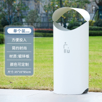 2025新款户外垃圾桶高档小区物业不锈钢果壳箱垃圾桶