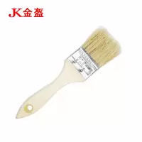 金盔纯猪鬃毛油漆刷毛刷2寸/把