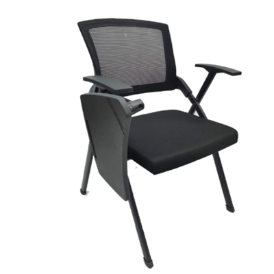 羽凡莱 带写字板培训椅折叠椅 黑色 把