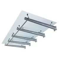 诚智旺 玻璃雨搭 夹胶钢化玻璃/平方米