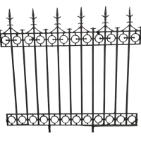 诚智旺 铁艺护栏2.4米高 定制/平方米