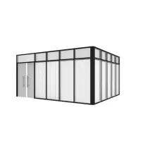 诚智旺 铝镁合金玻璃隔断 100*1.5mm /平方米