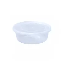 曼迩丹 一次性餐盒 300ml圆形带盖 /个