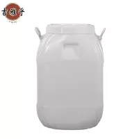 吉雅乎 发酵桶 食品级塑料桶 储水桶带盖 50L加厚 /个