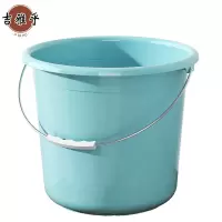 吉雅乎 家用塑料桶 加厚带盖洗衣桶 大号25L 35cm*30cm /个