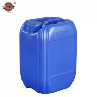 吉雅乎 方形包装空桶 化工塑料桶 塑料堆码桶 10L堆码-蓝色 /个