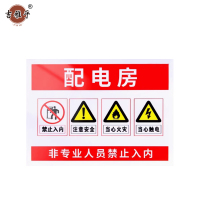吉雅乎 配电箱标识牌 警示贴 20*30cm 配电房 /张