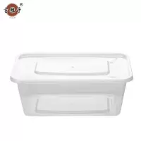 吉雅乎 方盒 一次性餐盒 1000ml 300个/箱