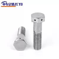 中车亿德 六角头杆部带孔螺钉 M16*60 (100只)