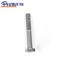 中车亿德 六角头杆部带孔螺钉 M6*35 只
