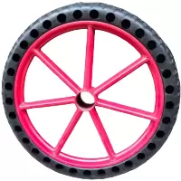 旋达手推车翻斗车车轮 螺纹钢轮子 26寸/个