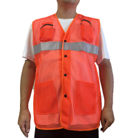 大羿之箭 高可视性警示防护服 橘红网眼马甲/175#/件