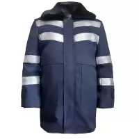 大羿之箭 高可视性警示防护服 羊剪绒皮大衣/175#/件