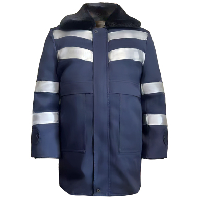 大羿之箭 高可视性警示防护服 羊剪绒皮大衣/175#/件