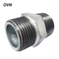 OVN 镀锌六角外丝铁对丝 6分 DN20 个