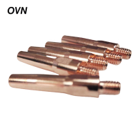 OVN 气保焊导电嘴 铬锆铜M6*45*1.4mm(10支一盒) 盒