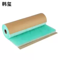 韩玺 烤漆房地棉 漆雾过滤棉油漆过滤棉 烤漆房底棉 1m*20m*6cm/平方