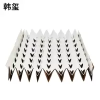 韩玺 风琴式过滤纸 V型油漆过滤纸 烤漆房漆雾过滤纸 不夹棉1*10*60mm /套