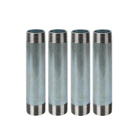 以雅以南 镀锌双头外丝 DN40*100mm/根