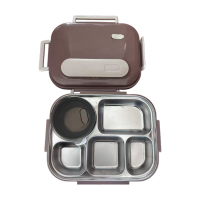 以雅以南 不锈钢五格餐盒 五格 个