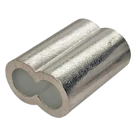 钢丝绳夹头8字铝套铝夹头 1.5mm