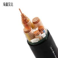 瑞鑫发达 铜芯铠装电力电缆3*6+2*4 YJV22 米