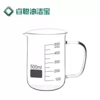 睿聪油洁宝 带把玻璃烧杯 500ml 个