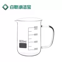 睿聪油洁宝 带把玻璃烧杯 800ml 个