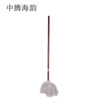 中腾海韵 棉线白线老式木柄拖把 木柄 个