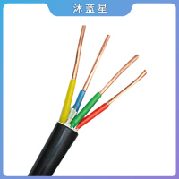 沐蓝星 铜芯电缆 YJV4*1.5/ 450/750v 米