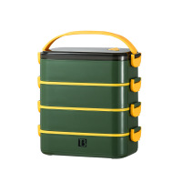 美威能 304不锈钢长方形保温饭盒