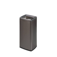 月桐不锈钢无盖茶渣桶黑金 320×260×705mm 30L YZT-03 个