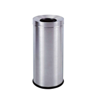 月桐(yuetong)A35-M直投办公室垃圾桶 φ250×610mm 不锈钢 个