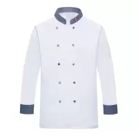 炯毅 厨师服工作服夏季薄款餐饮饭店酒店后厨上衣 厨师服 长袖 件