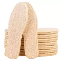 炯毅 羊毛毡鞋垫男女通用保暖吸汗秋冬运动皮鞋垫 鞋垫 暖羊绒 37码 双