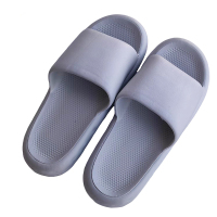炯毅 拖鞋浴室洗澡防滑情侣居家室内 拖鞋 浅灰色 双
