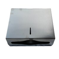 炯毅 不锈钢擦手纸盒卫生间打孔壁挂式擦手纸巾盒 擦手纸盒 砂钢 04A 个